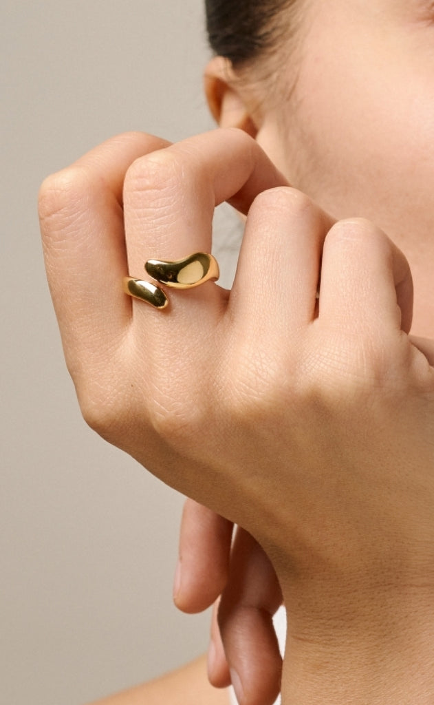 ENAMEL Copenhagen Ring - Neli - Gold Colour