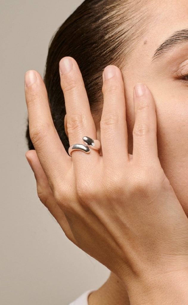 ENAMEL Copenhagen Ring - Neli - Silver Colour