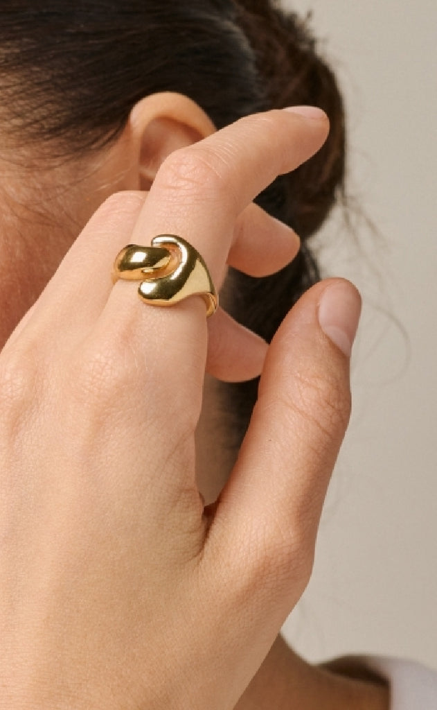 ENAMEL Copenhagen Ring - Noor - Gold Colour