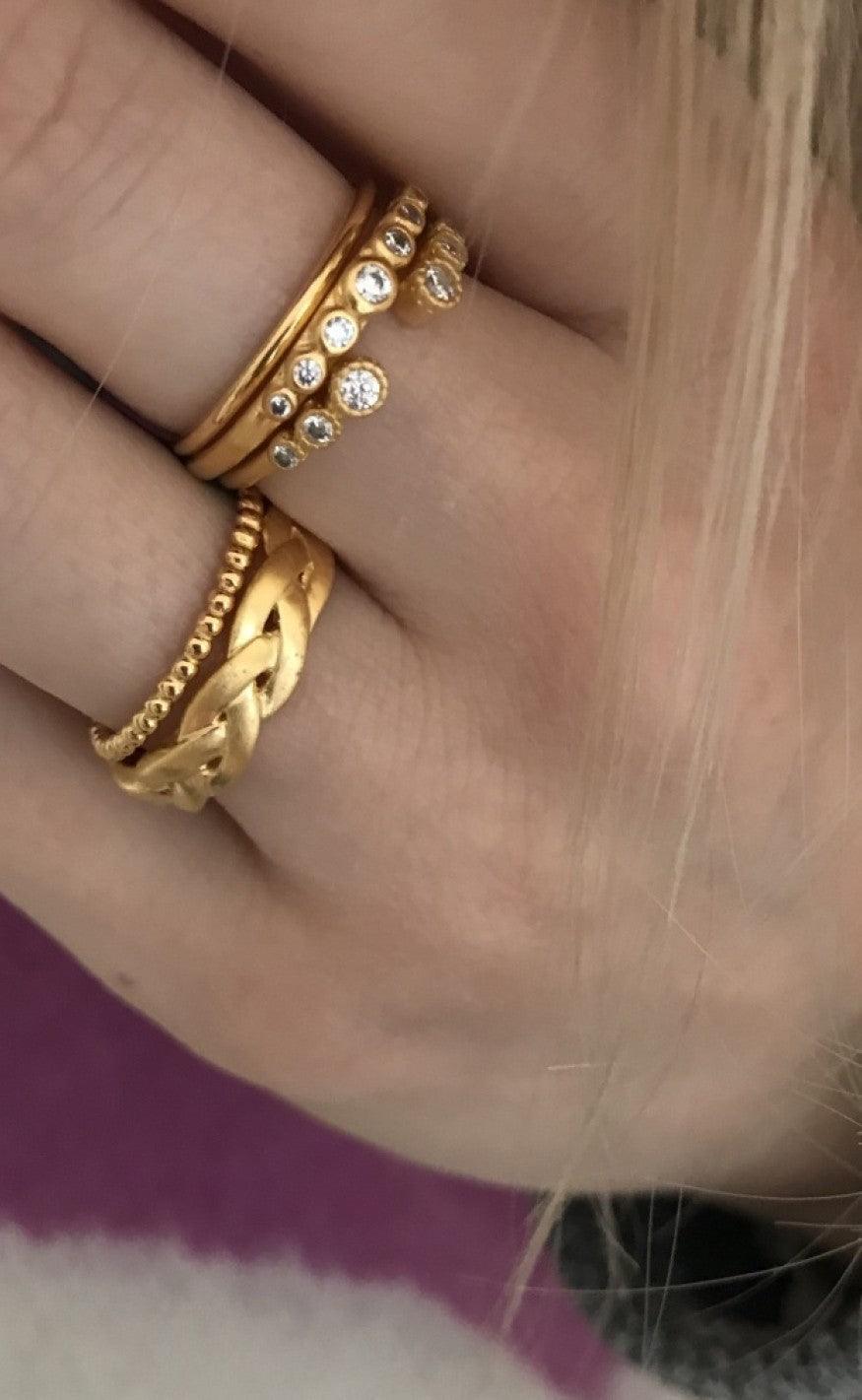 ENAMEL Copenhagen Ring - Simple - Gold Colour