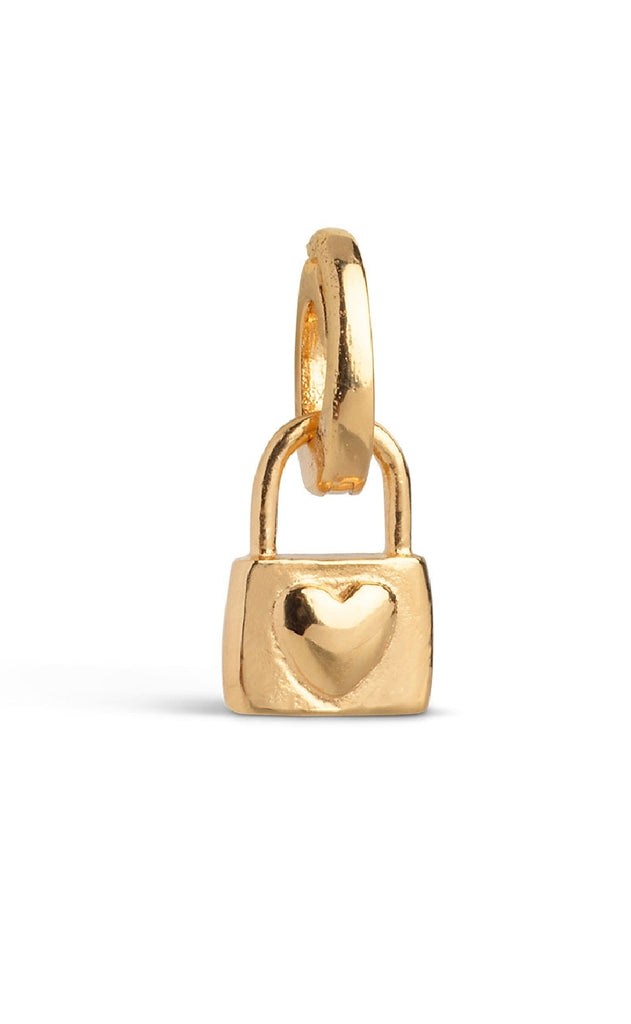 ENAMEL Copenhagen Vedhæng - Locked Love - Gold Colour