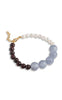 Enamel Copenhagen Armbånd - Marli - Pearls/Light Grey/Brown