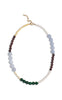 Enamel Copenhagen Halskæde - Marli - Pearls/Light Grey/Brown/Green