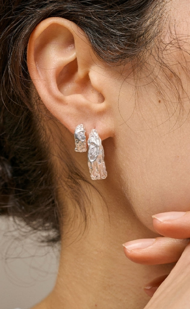 Enamel Copenhagen Øreringe - Nela Big - Silver Colour