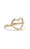 Enamel Copenhagen Ring - Organic Heart - Gold Colour