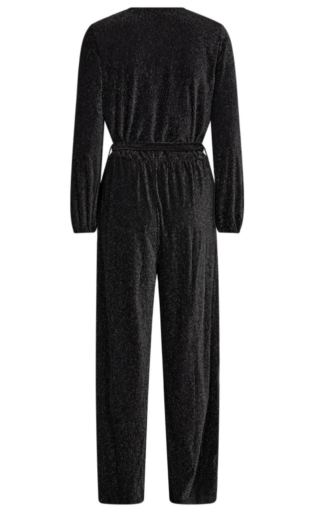 Freequent Jumpsuit - Glitto - Black W. Silver