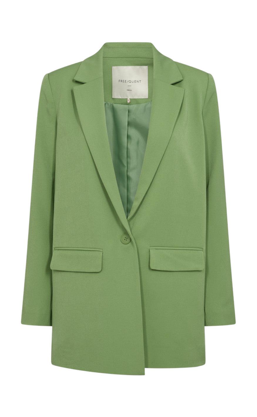 Freequent Blazer - Lenna - Piquant Green W. Olive Night