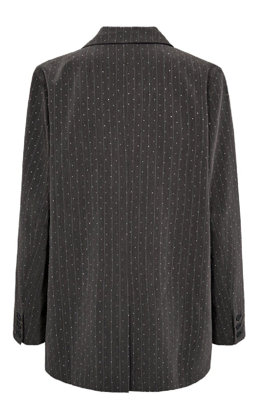 Freequent Blazer - Widy - Dark Grey Mel w. Star Off-white