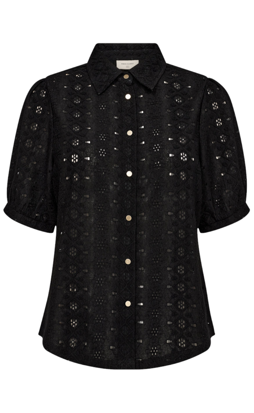 Freequent Bluse - Bloss - Black