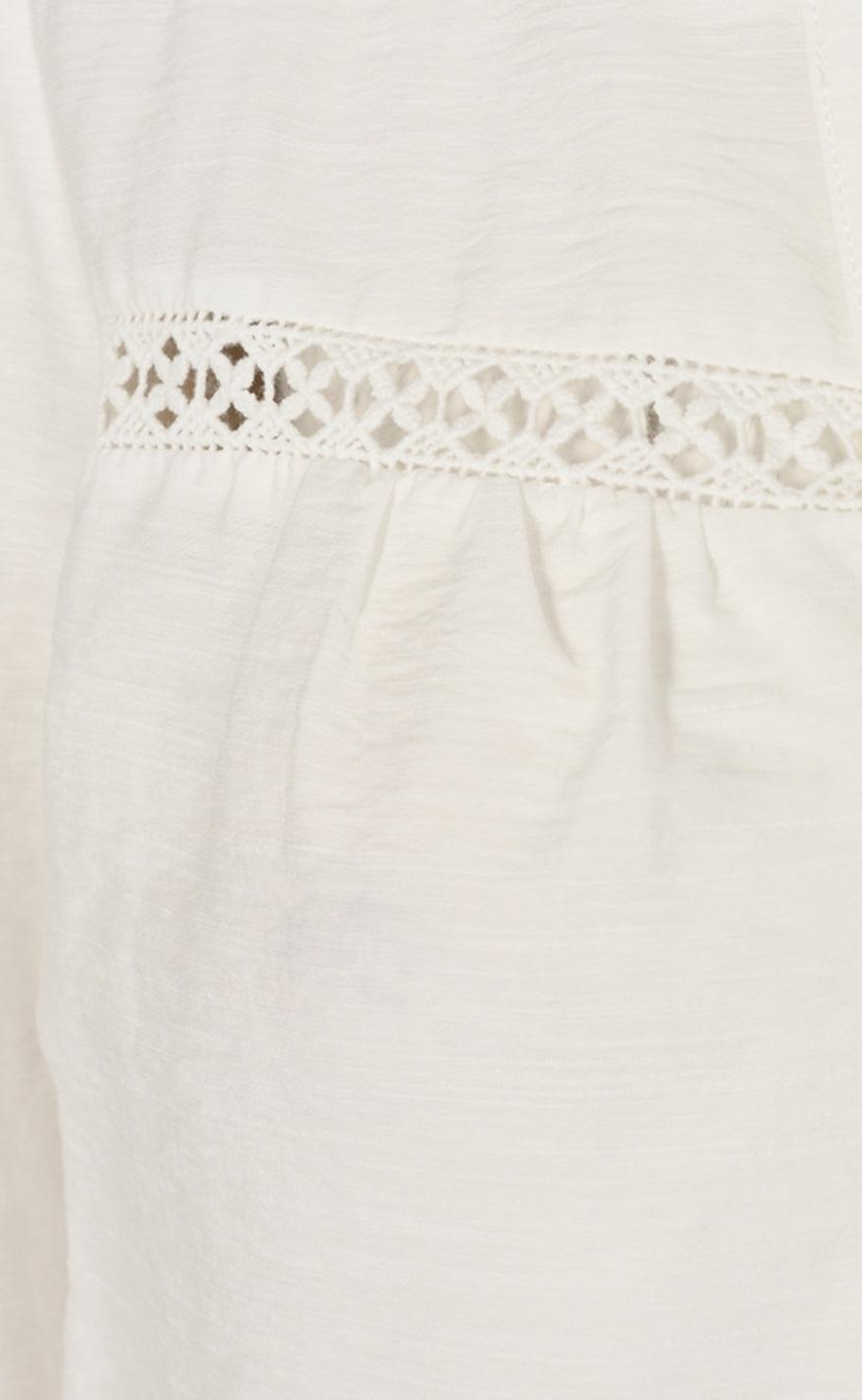 Freequent Bluse - Driva - Offwhite