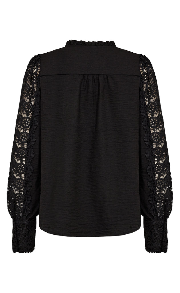 Freequent Bluse - Essa - Black