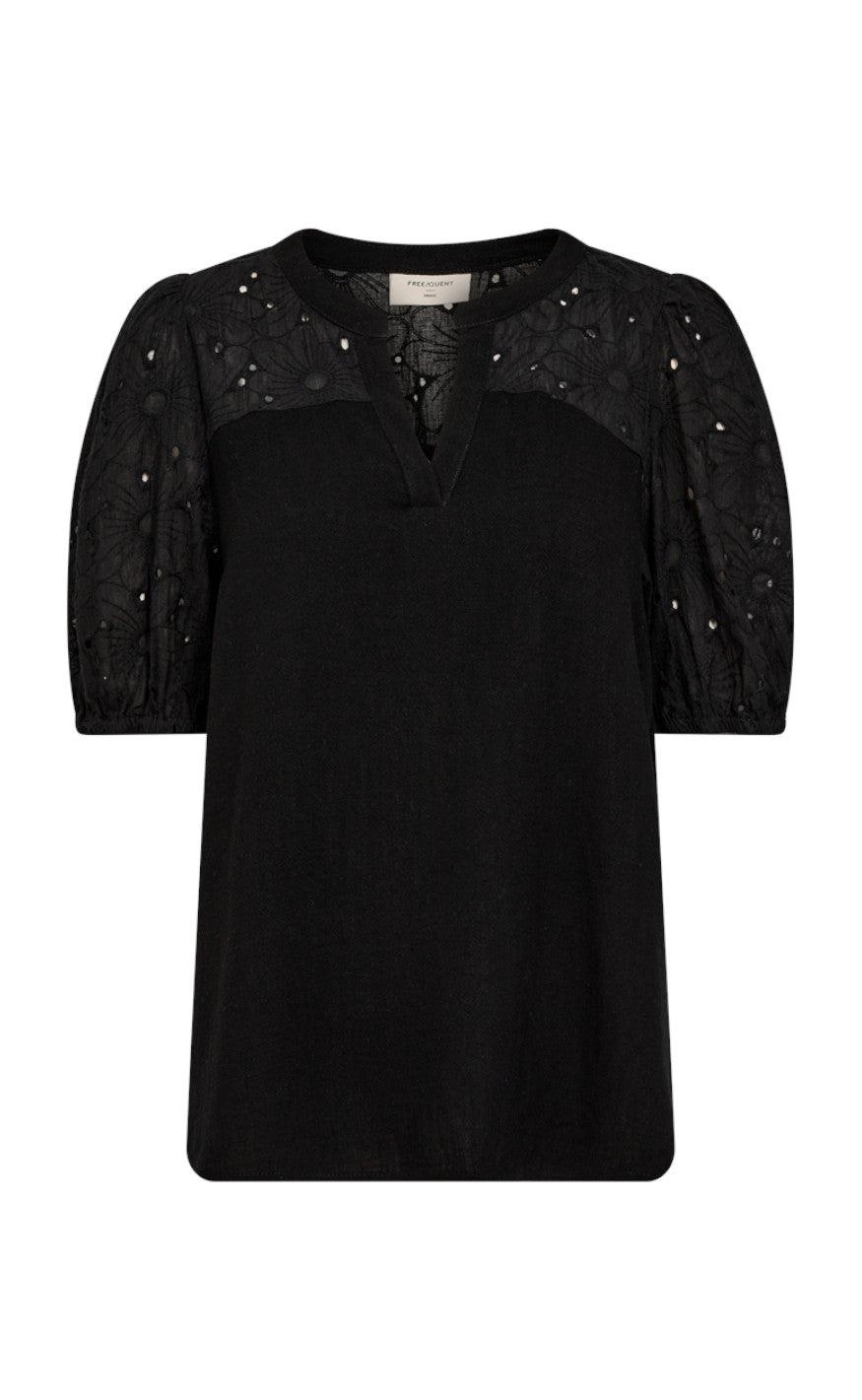 Freequent Bluse - Lara - Black
