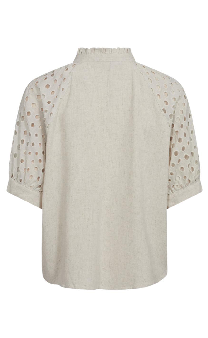 Freequent Bluse - Lara - Moonbeam Melange