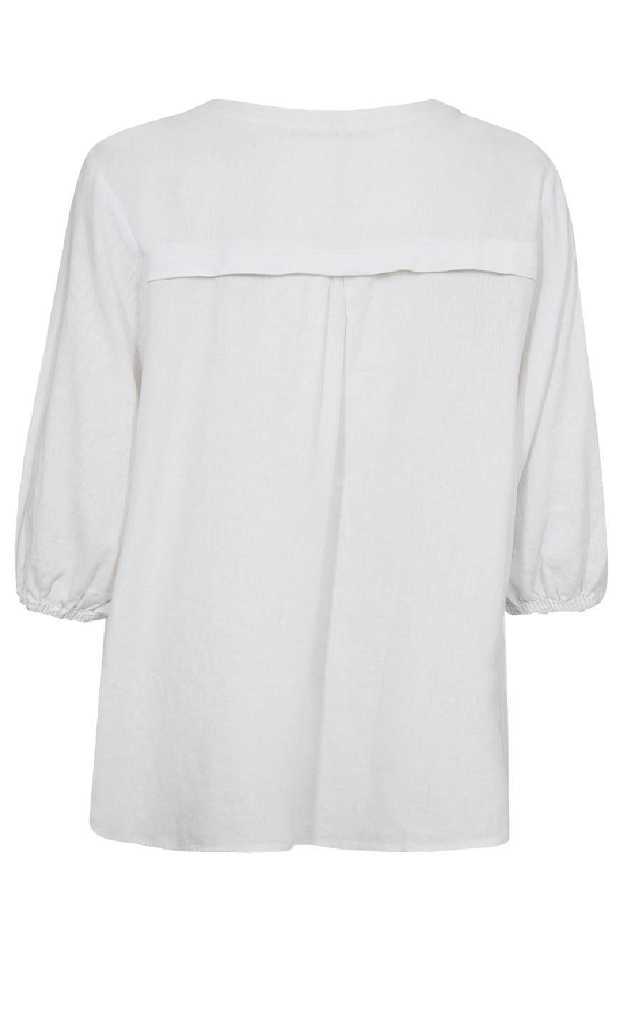 Freequent Bluse - Lava 204290 - Brilliant White