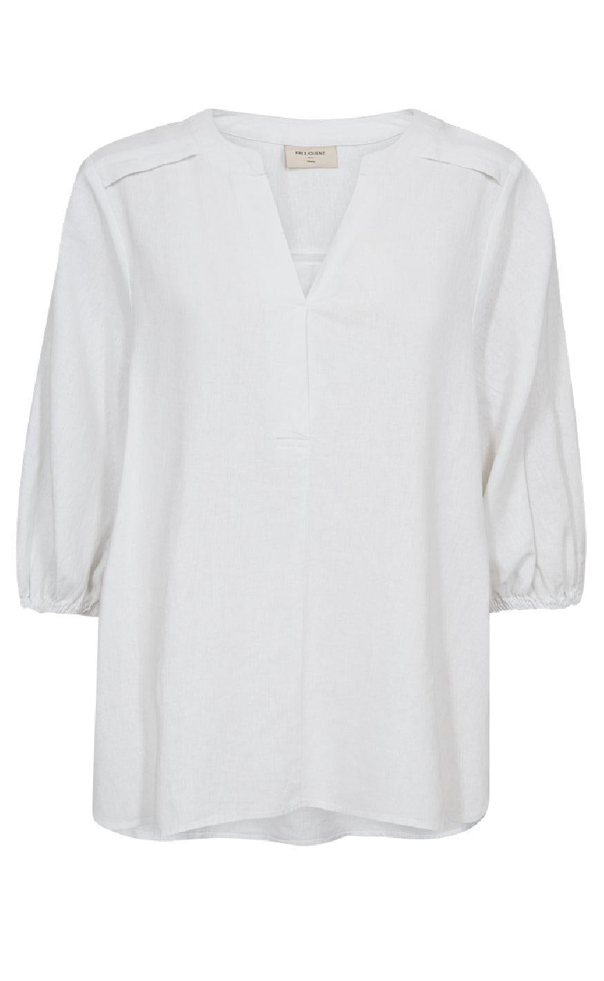 Freequent Bluse - Lava 204290 - Brilliant White