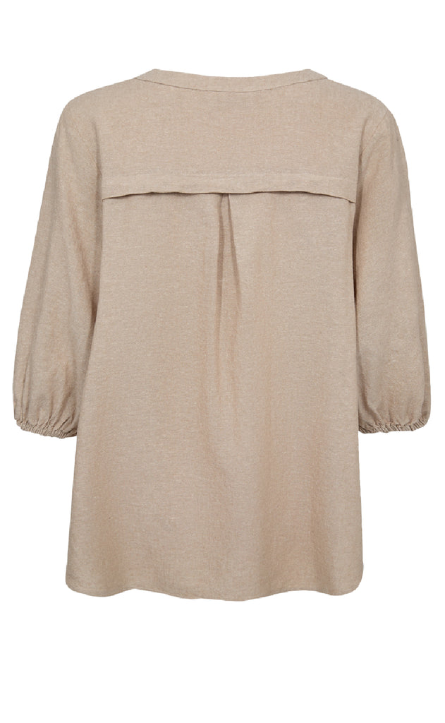 Freequent Bluse - Lava 204290 - Sand Melange