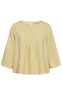 Freequent Bluse - Lava Pleat - Golden Haze