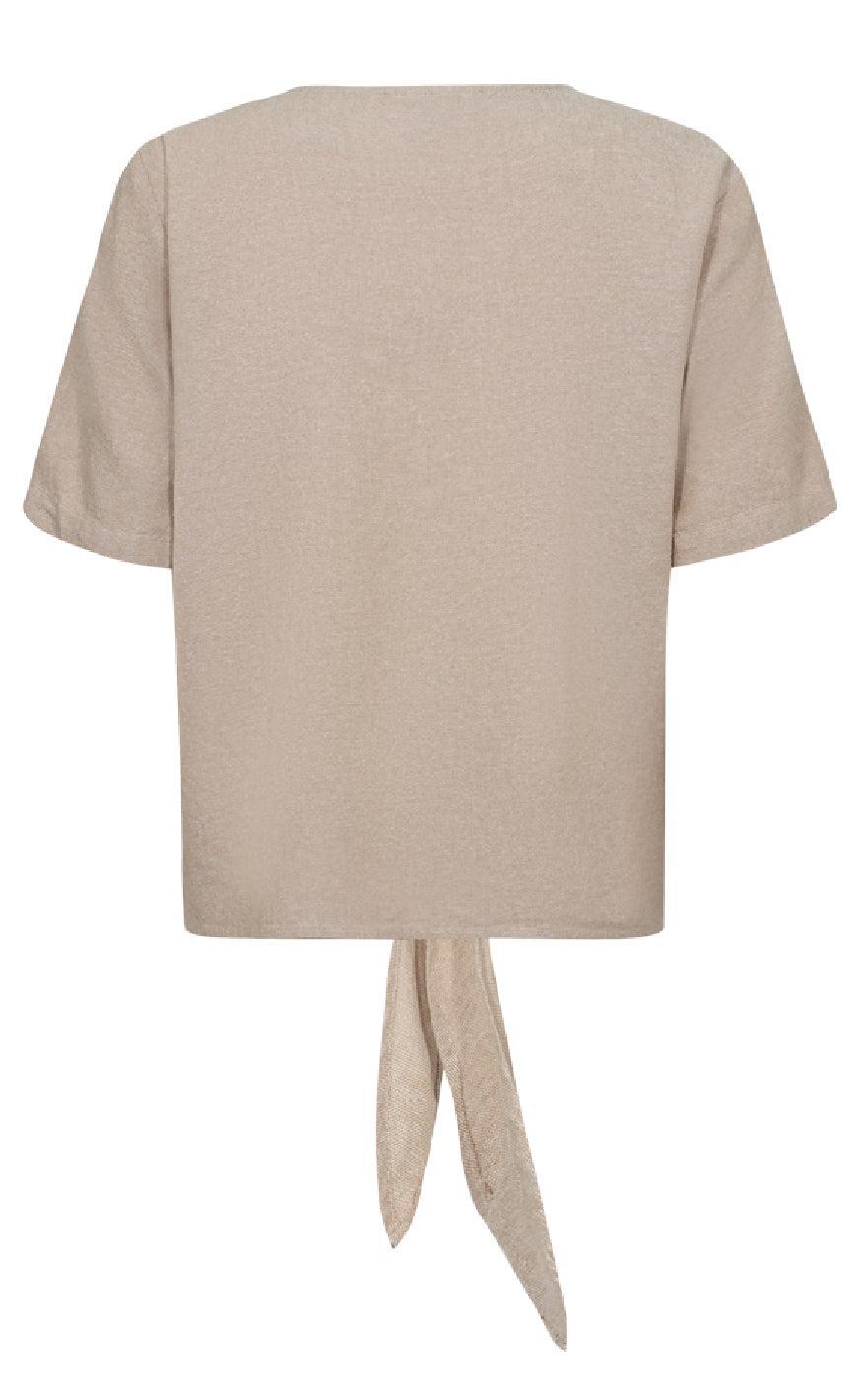 Freequent Bluse - Lava - Sand Melange