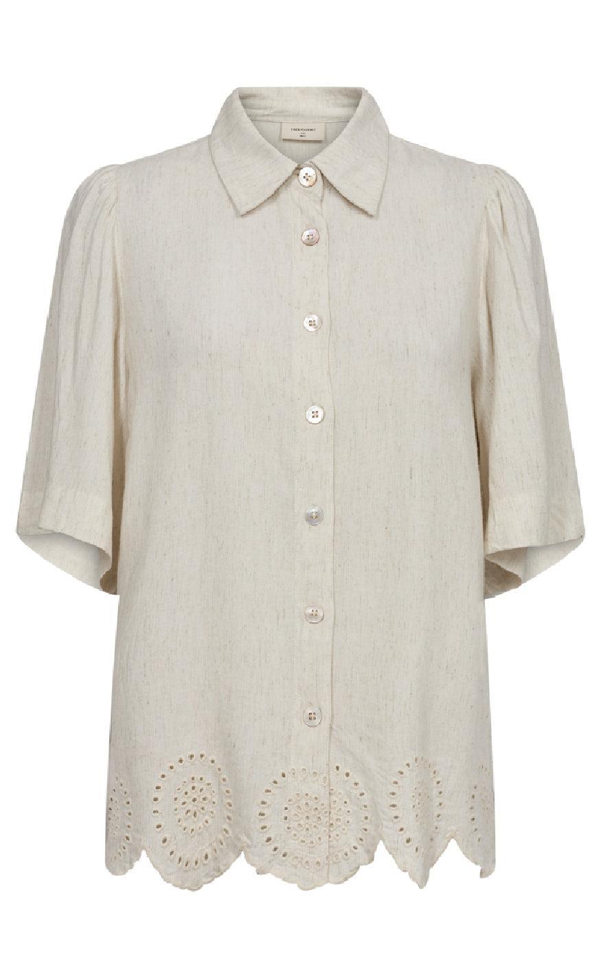 Freequent Bluse - Linus - Moonbeam Melange