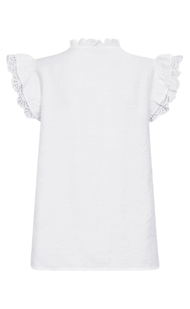 Freequent Bluse - Lisa - Brilliant White