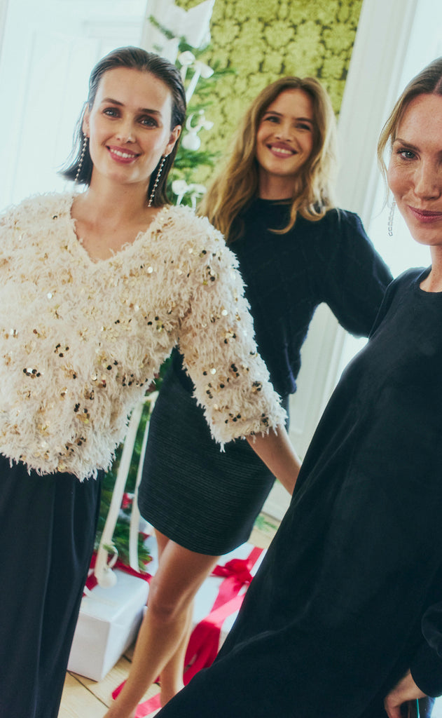 Freequent Bluse - Nolla - Moonbeam w. Gold