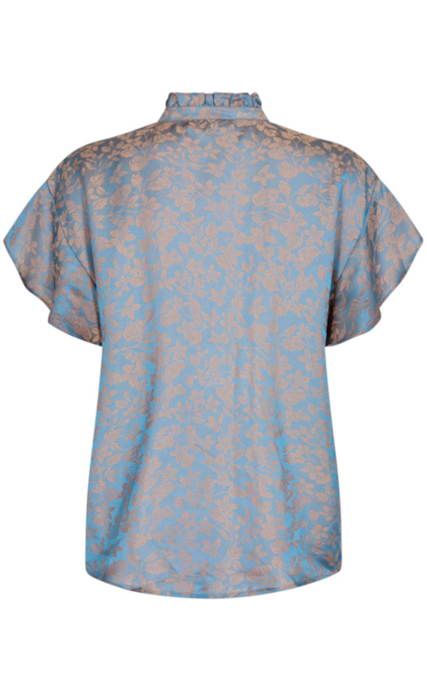 Freequent Bluse - Nono - Azure Blue