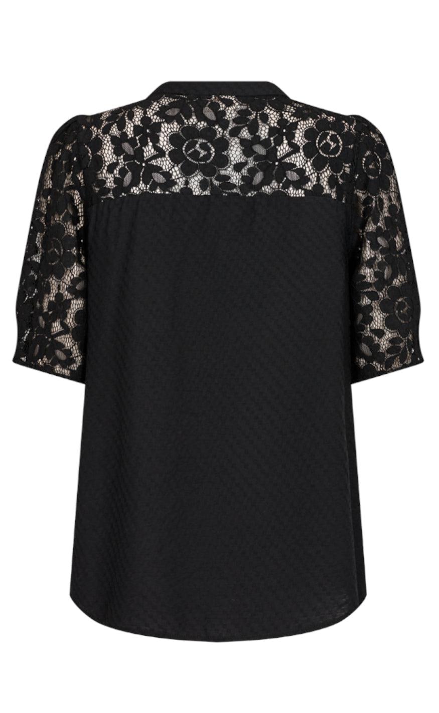 Freequent Bluse - Vialipa - Black