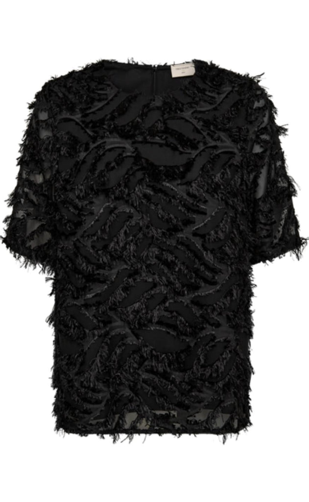 Freequent Bluse - Villa - Black