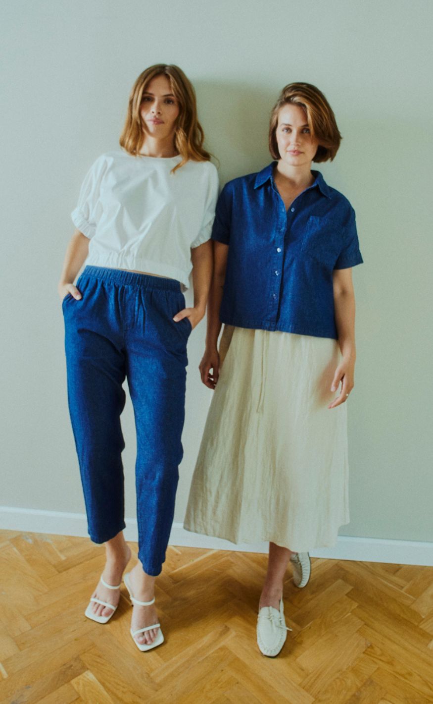 Freequent Bukser - Esronda - Dark Blue Denim
