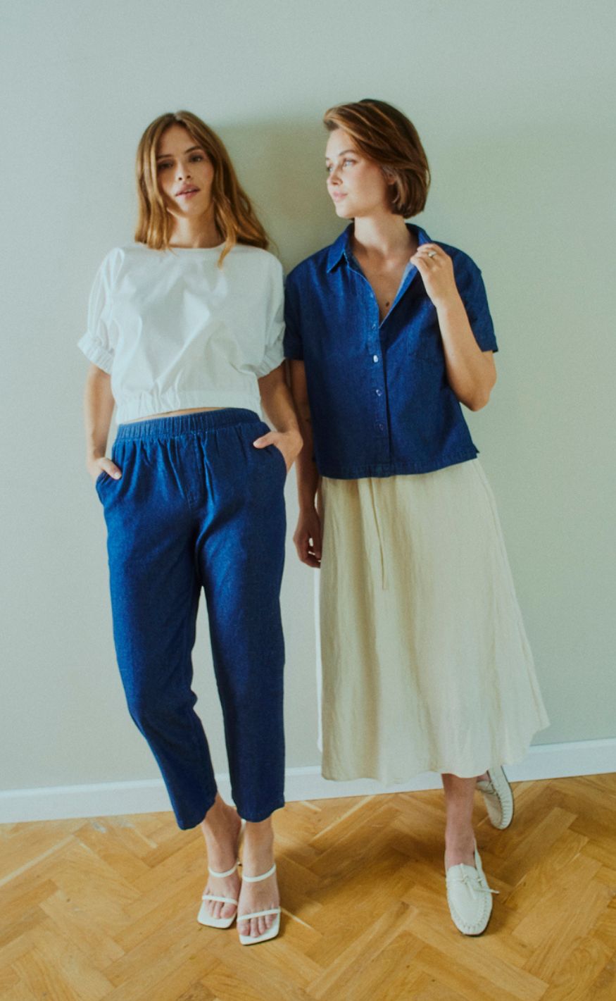 Freequent Bukser - Esronda - Dark Blue Denim