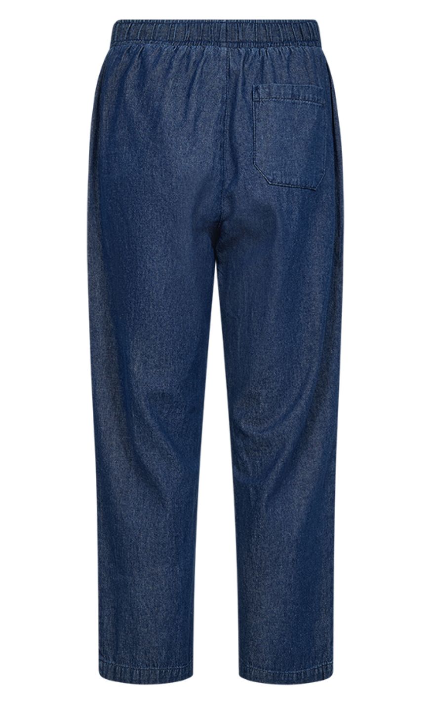 Freequent Bukser - Esronda - Dark Blue Denim