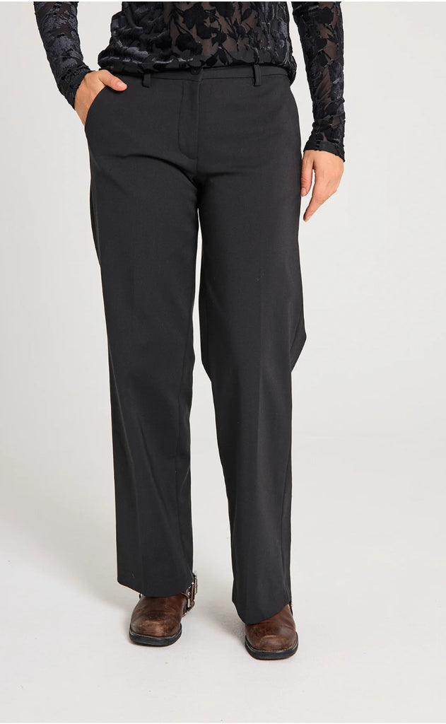 Freequent Bukser - Isadora - Black