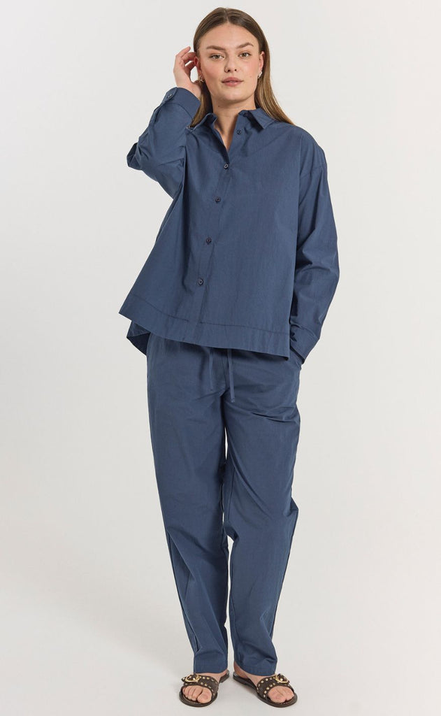 Freequent Bukser - Jally - Navy Blazer