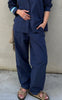 Freequent Bukser - Jally - Navy Blazer