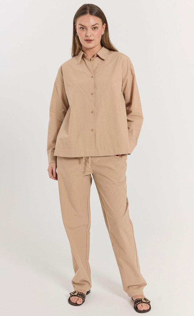 Freequent Bukser - Jally - Simply Taupe