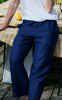 Freequent Bukser - Lava 7/8 - Navy Blazer