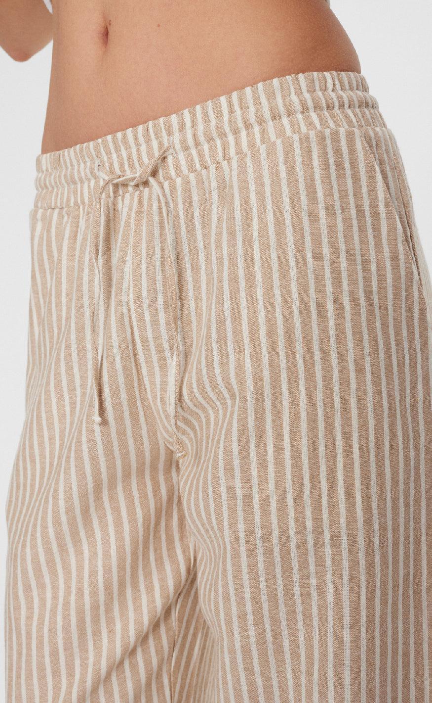 Freequent Bukser - Lava - Simply Taupe w. Off-white
