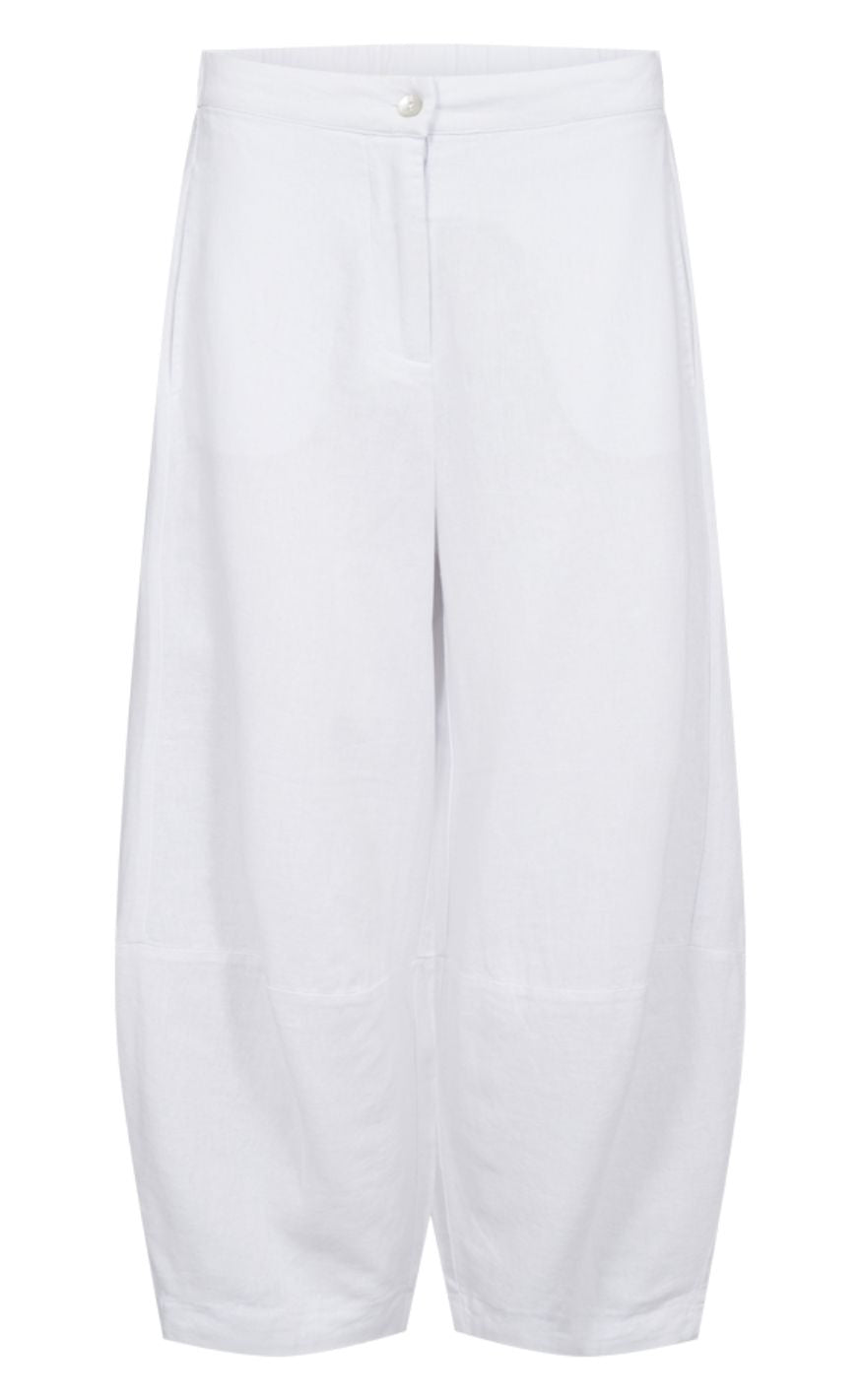 Freequent Bukser - Lava Wide - Brilliant White