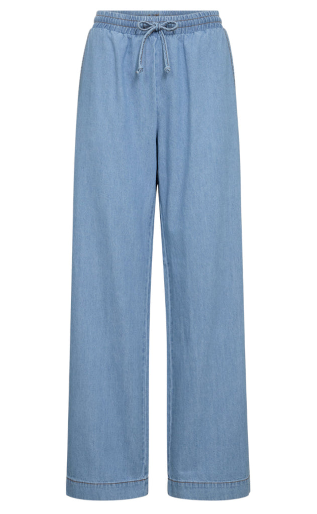 Freequent Bukser - Lisea - Light Blue Denim