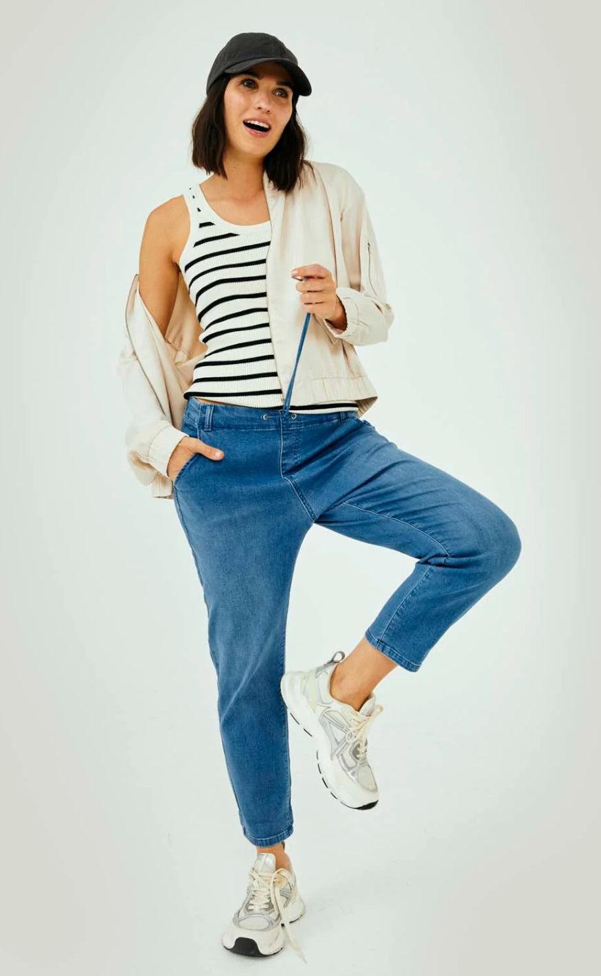 Freequent Bukser - Marvin - Medium Blue Denim