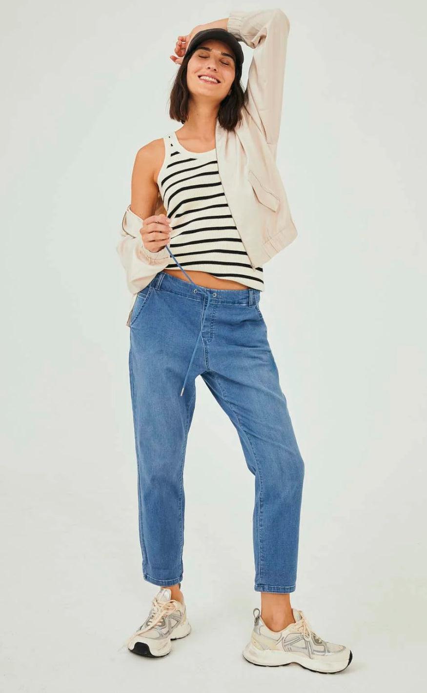 Freequent Bukser - Marvin - Medium Blue Denim