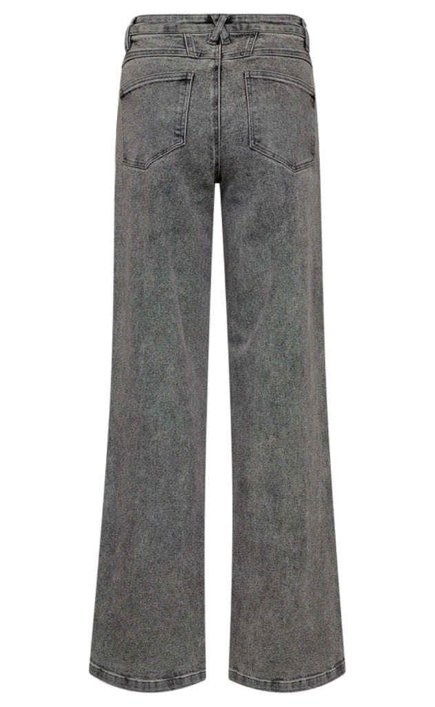 Freequent Bukser - Milly - Light Grey Denim