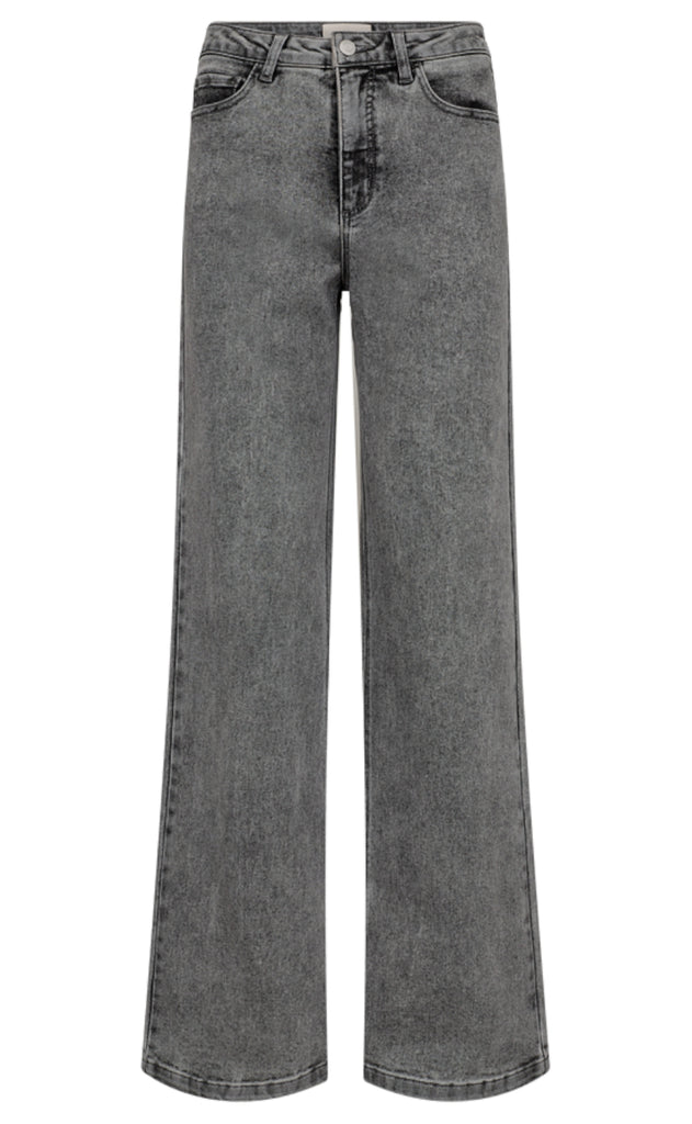 Freequent Bukser - Milly - Light Grey Denim