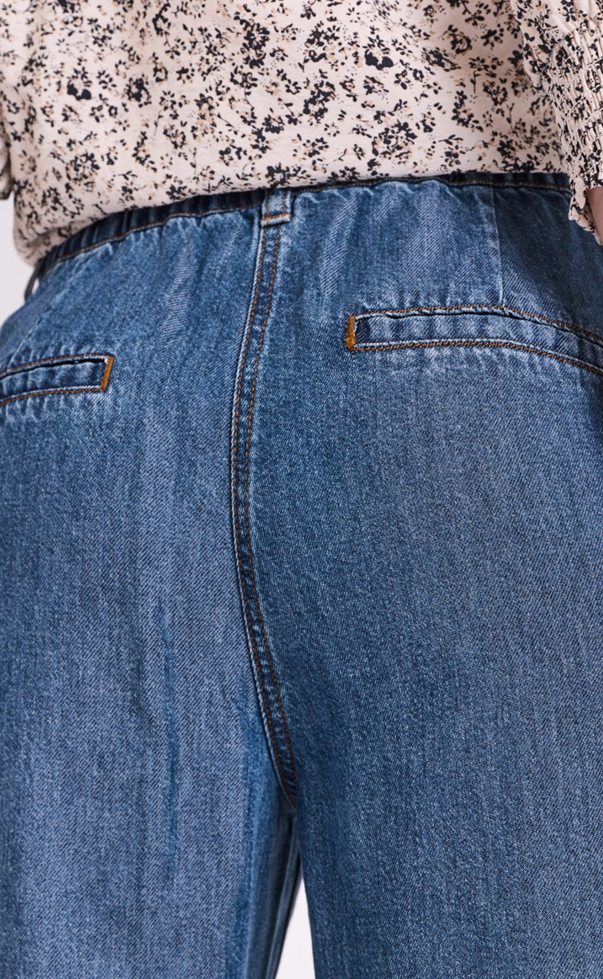 Freequent Bukser - Milo - Medium Blue Denim