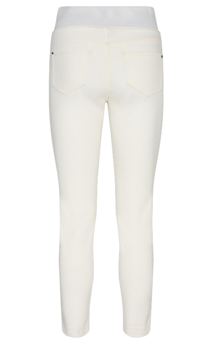Freequent Bukser - Shantal Ankle Raw - Bright White Denim