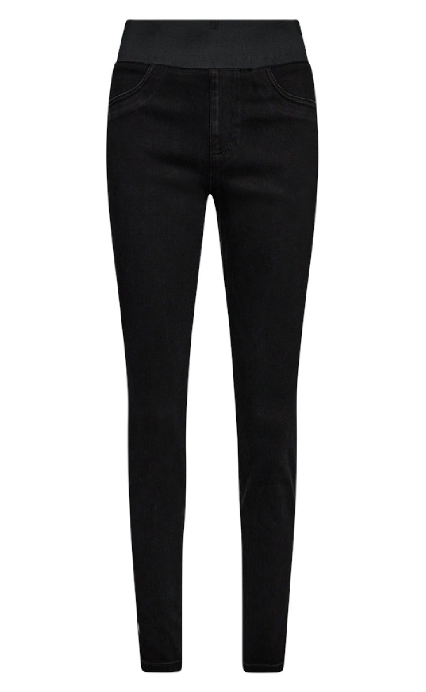 Freequent Bukser - Shantal - Black Denim
