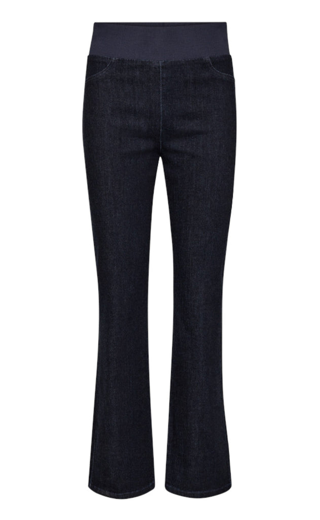 Freequent Bukser - Shantal Bootcut - Dark Blue Denim