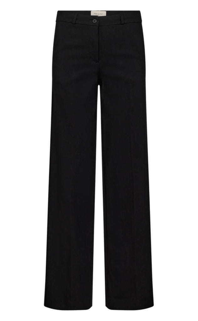 Freequent Bukser - Solvej Wide - Black