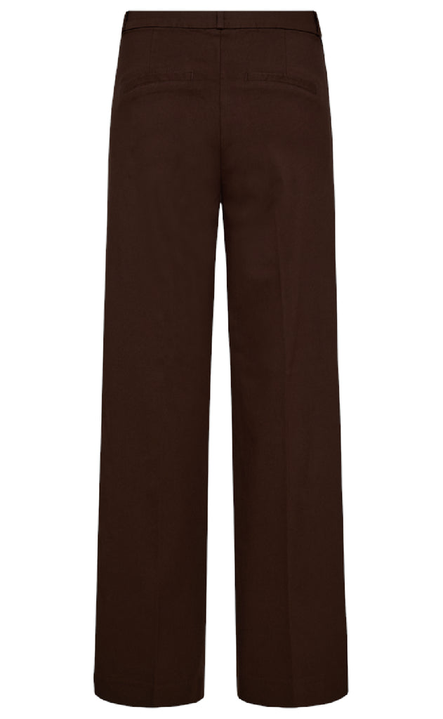 Freequent Bukser - Solvej Wide - Coffee Bean