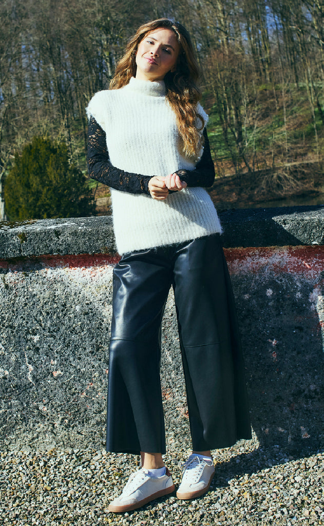 Freequent Bukser - Veggy - Black